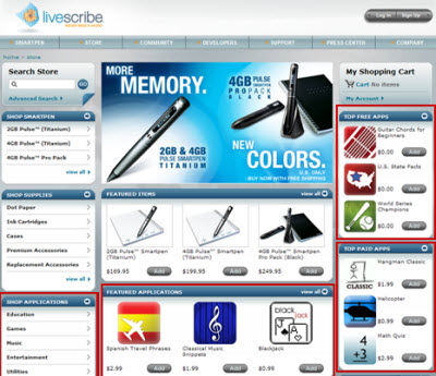 livescribe store