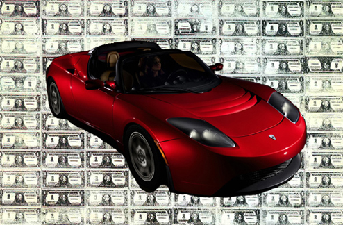 Tesla-Roadster-Money