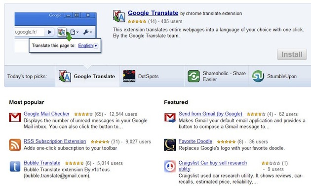 chrome extensions