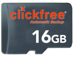 clickfree microsd backup