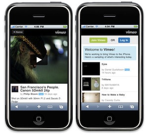 vimeo iphone