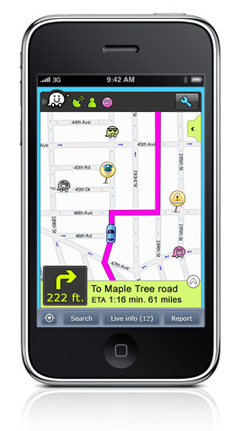 waze screen