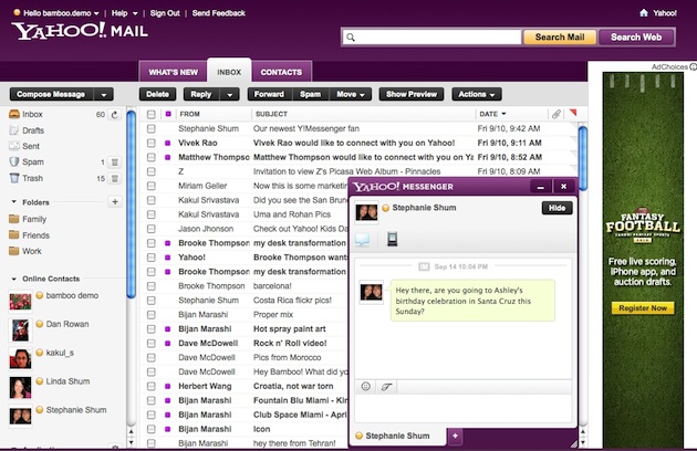 Yahoo Mail IM