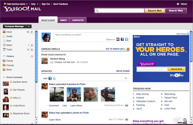 Yahoo Mail Whats New