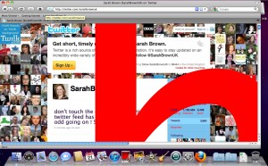 Twitter exploit screenshot