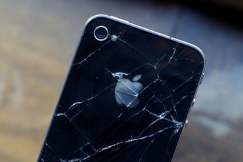 Cracked iPhone 4