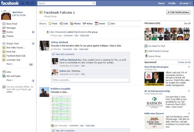 facebook group