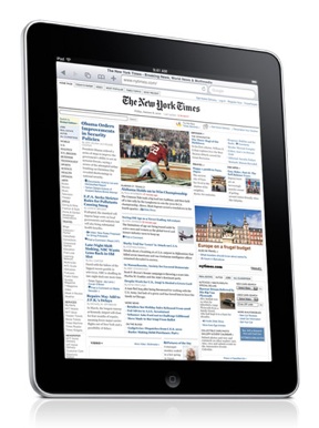New York Time's iPad app