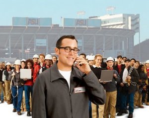 Verizon crowd