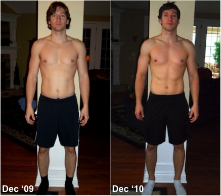 Gain Fitness's Nick Gammell before and after
