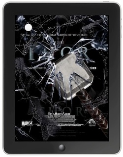 Thor - Broken glass iPad