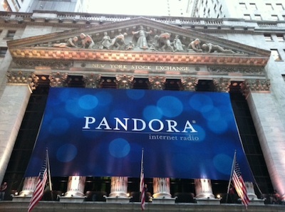 pandora nyse