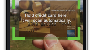 Pay on the go with a picture of your credit card