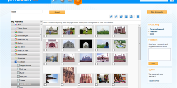Facebook and Google+ photos play together in Primadesk’s photo managment