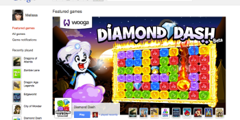 Google adds games from Zynga, PopCap and others to Google+