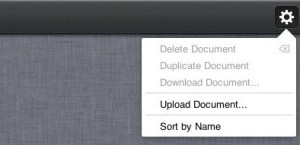 iWork, iCloud app