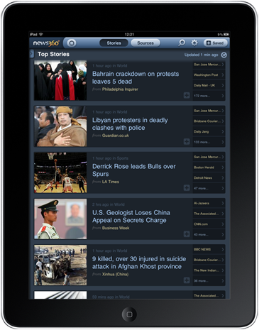 News360 iPad