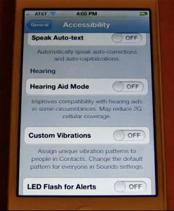 iOS 5 Hearing Aid