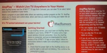 Comcast’s new AnyPlay service streams live TV to your iPad