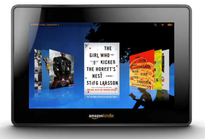 Mockup of what the Amazon Kindle Tablet might look like, from Gizmodo.com