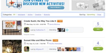 Demo: Lifecrowd brings curated meetups and activities to the West Coast