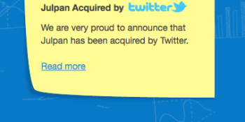 Twitter acquires Julpan, makes former Googler director of engineering