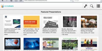 SlideShare boosts mobile abilities with new HTML5-powered site