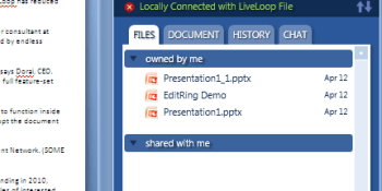 Demo: LiveLoop makes cloud-based document sharing easier