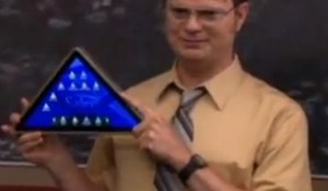 Dunder Mifflin launches iPad killer, The Pyramid