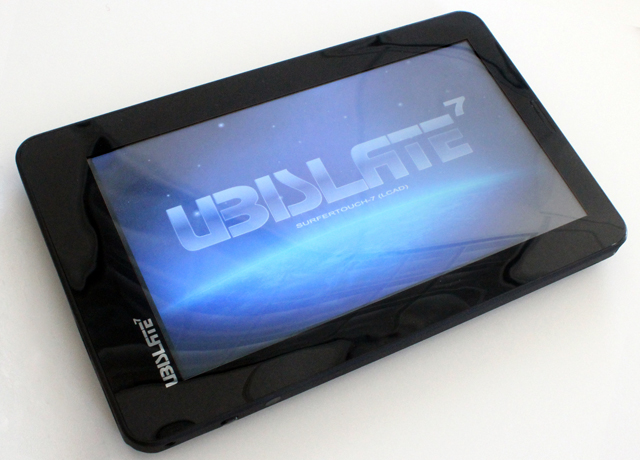 Main screen of the $35 Aaakash android tablet