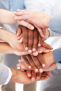 photo of different people's hands