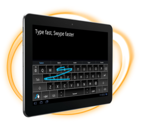 Swype on a tablet