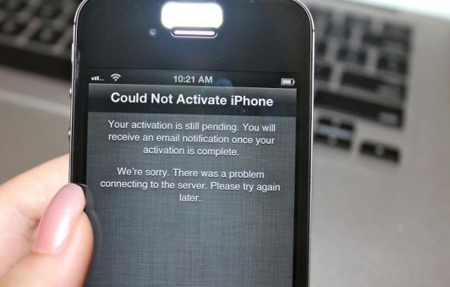 iPhone 4S activation error