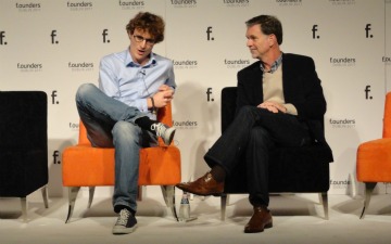 Reed Hastings and Paddy Cosgrave