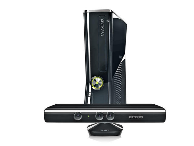 Xbox 360 console with Kinect