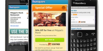 Hold onto your mustache! Foursquare gets Scoutmob location-based deals