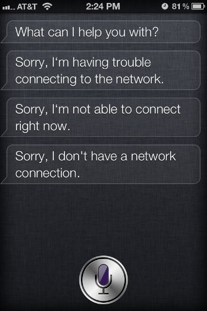 Siri Down