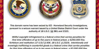 Authorities seize 131 domains associated with piracy and counterfeiting
