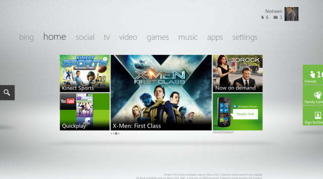 Xbox 360 Dashboard