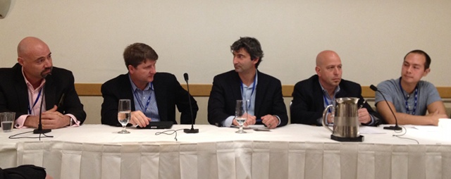 Speakers at the storage session at CloudBeat 2011