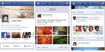 Facebook launches Timeline on Android and mobile sites