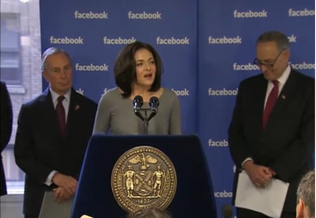 sheryl sandberg mayor bloomberg