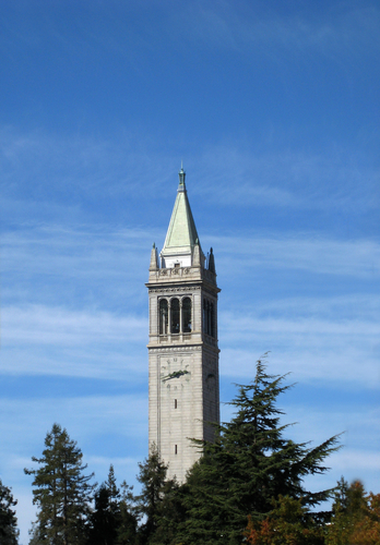 Photo of UC Berkeley campanile tower from Shutterstock