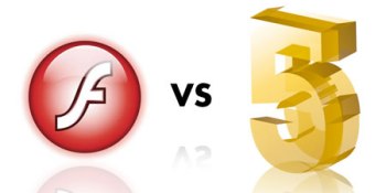 HTML5 versus Adobe Flash (infographic)