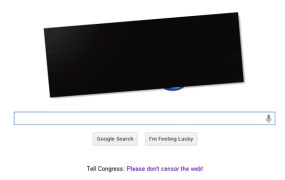 Google SOPA protest