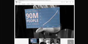 Google+ reaches 90M users, Page “excited” about Seach Plus Your World