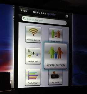 Netgear's Genie app provides access to parental controls and other network features.