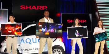 Sharp intros 80-inch touch displays for businesses, ultra-lightweight TVs