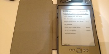 Solar-powered Kindle cover means you never have to plug it in again