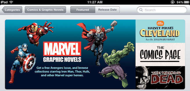 iBookstore, Graphic Novels